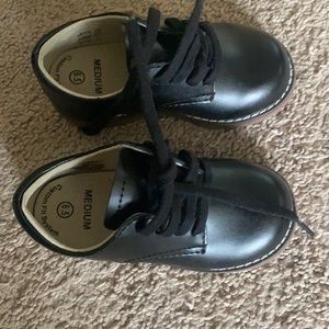 Black Footmates Toodler Shoes